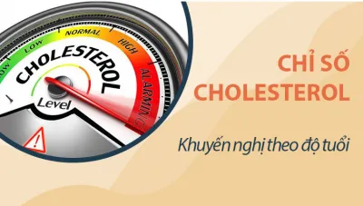 Chỉ số Cholesterol khuyến nghị theo độ tuổi