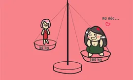 [ẢNH VUI] Sự khác biệt của phụ nữ béo và phụ nữ gầy
